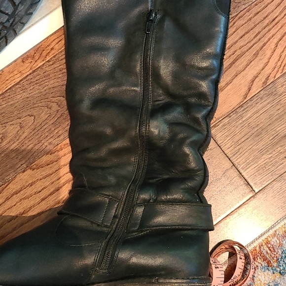 Leather Moto style Boots - Picture 6 of 12